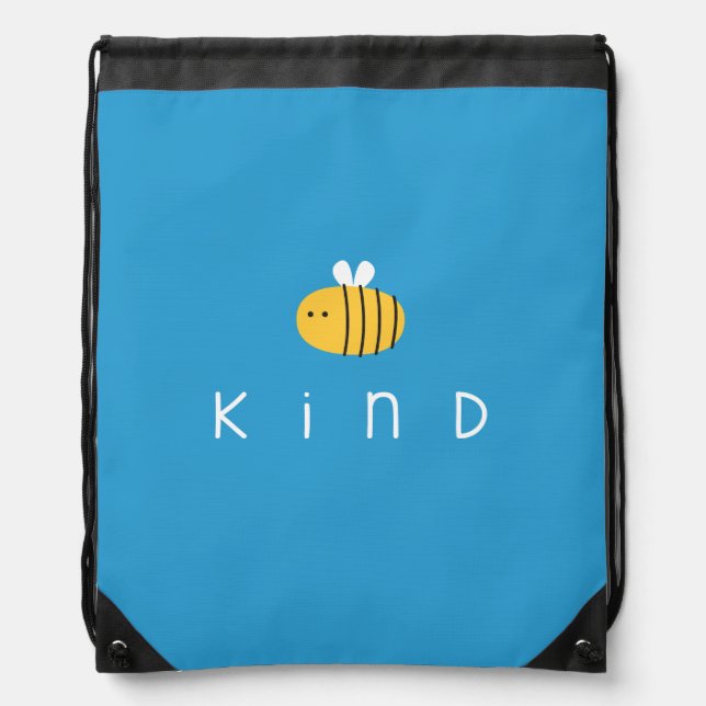 be kind kids Drawstring Bags (Front)