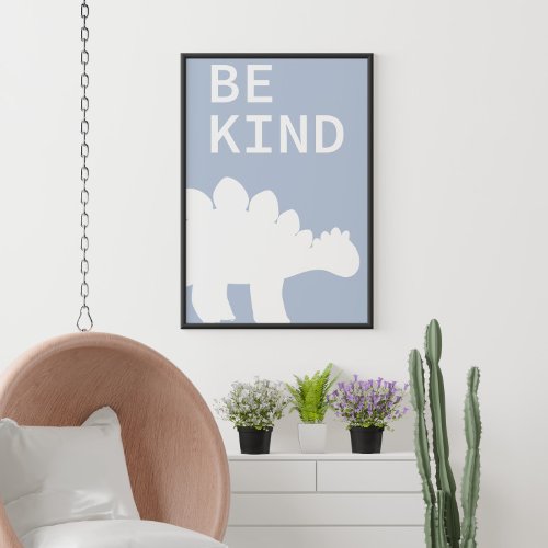 Be Kind kids Motivational Quotes Metal Print
