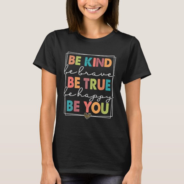 Be Kind Kindness Autism Awareness Support Kids Tod T-Shirt (Front)
