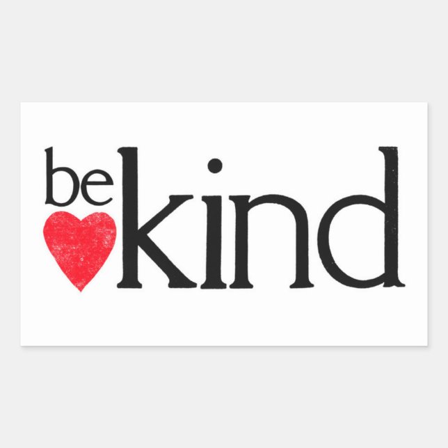 Be kind - Kindness matters Rectangular Sticker (Front)