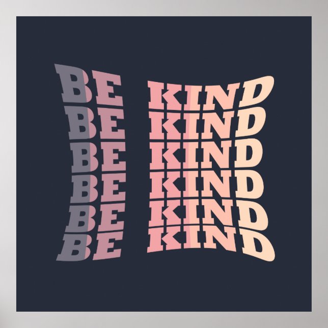 Be kind kindness poster (Front)