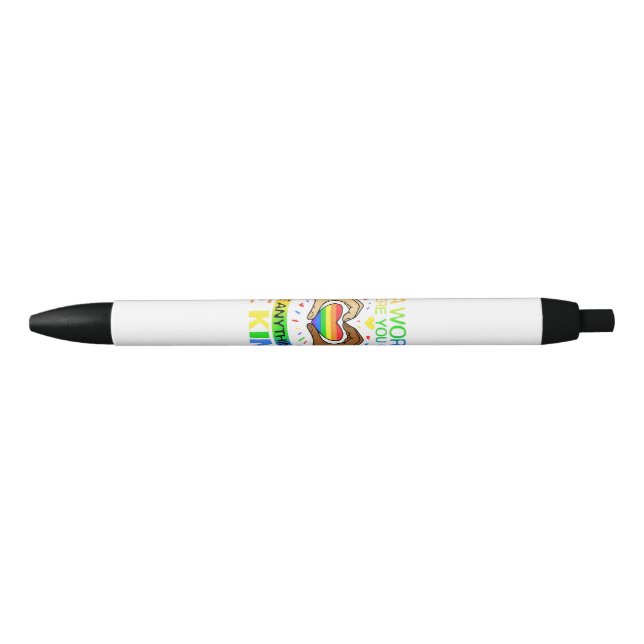 Be Kind LGBT Pride Rainbow Equality Awareness Tee Pen (Front)