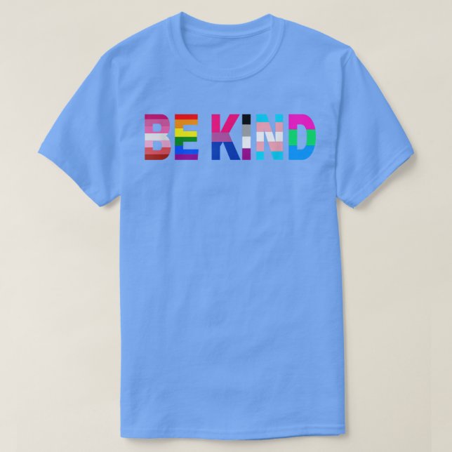 Be Kind Lgbtq+ Flags Pride Gay Lesbian Couple Men  T-Shirt (Design Front)