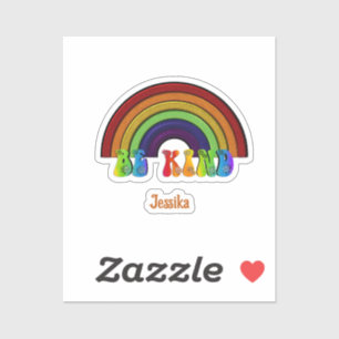 Be Kind LGBTQ Rainbow Positivity Sticker