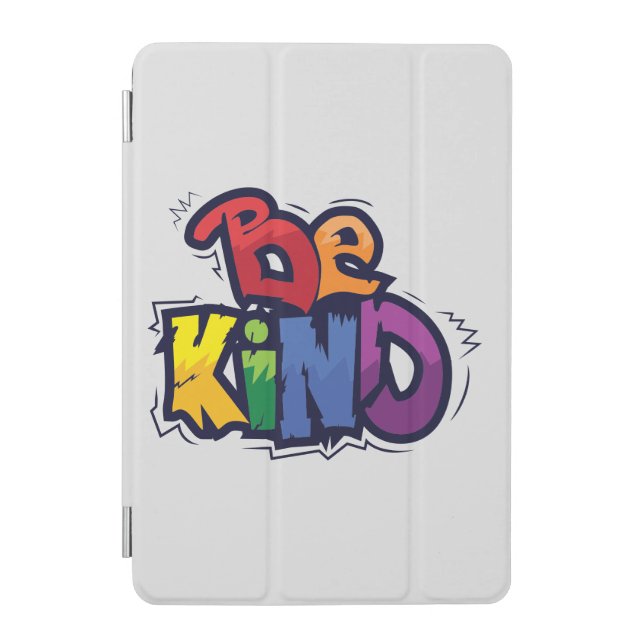 Be Kind | LGBTQ | Rainbow | Pride Month iPad Mini Cover (Front)