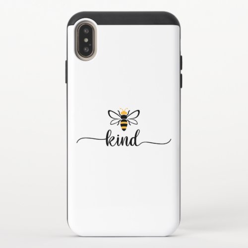Be Kind Modern Bee Kind Typography iPhone XS Max Slider Case