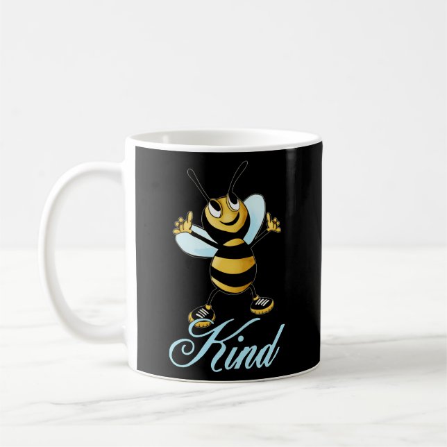 Be Kind Positive Inspirational Bee Honey Bee Bumbl Coffee Mug (Left)