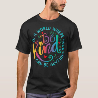 Be Kind Positive Quote Choose Kindness Floral Men T-Shirt