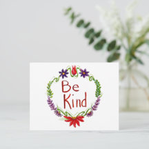 Be Kind Postcard