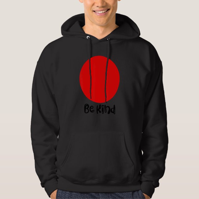 Be Kind Pray For Japan Support Peace Japan Flag Hoodie (Front)