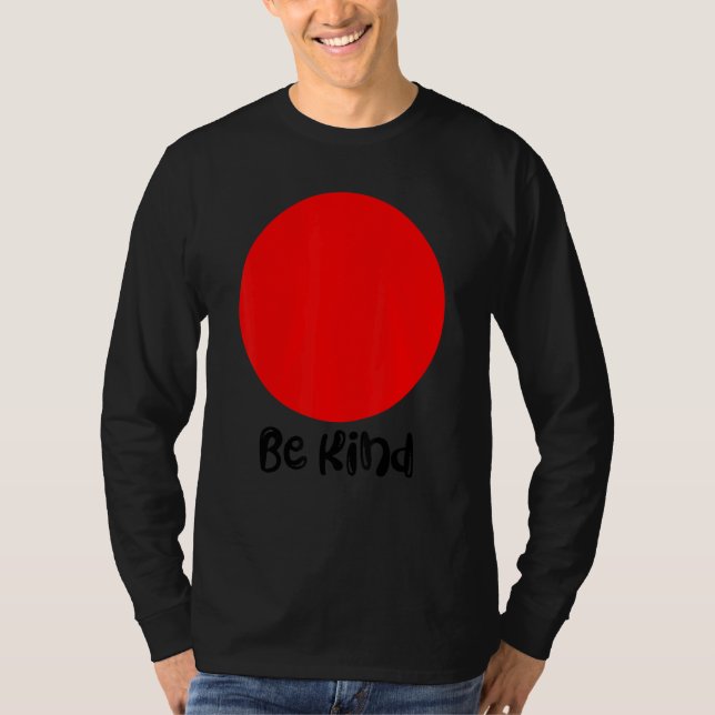 Be Kind Pray For Japan Support Peace Japan Flag T-Shirt (Front)