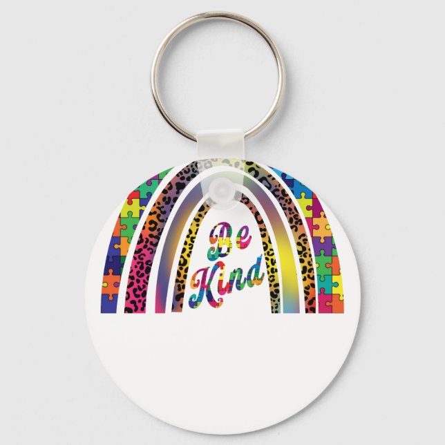 be kind rainbo keychain (Front)