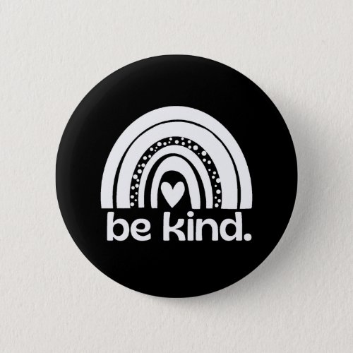 Be Kind Rainbow Button