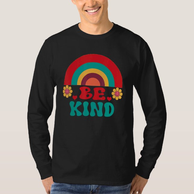 Be Kind Rainbow Choose Kindness Anti Bullying Groo T-Shirt (Front)