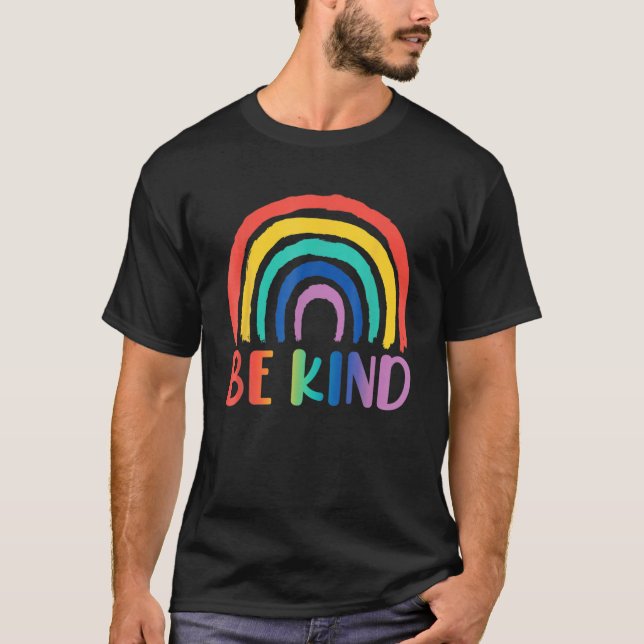 Be Kind Rainbow Choose Kindness T-Shirt (Front)