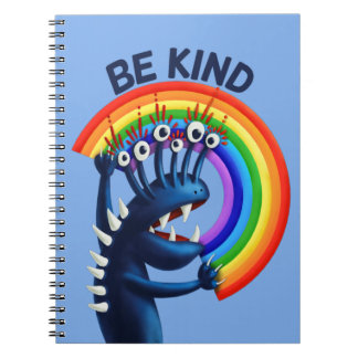 Be Kind Rainbow Cute Kindness Notebook