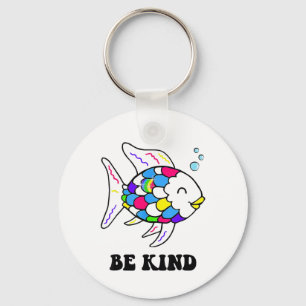 Be Kind Rainbow Fish Teacher Life Teaching Ck To S Keychain