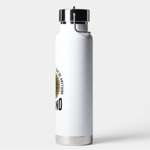 Be Kind Rainbow Flower Peace Vintage Shirt Design_ Water Bottle