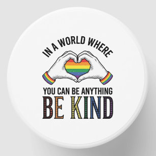Be Kind Rainbow Heart Hands Vintage Vector Design_ Mini Candle Favors