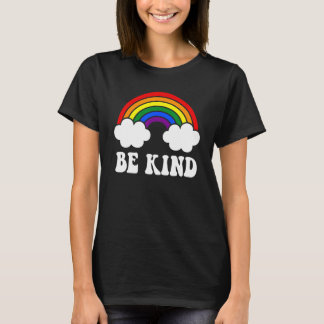 BE KIND Rainbow LGBT Flag Gay Pride T-Shirt
