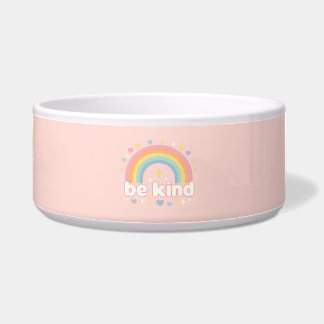 Be Kind – Rainbow Pastel Positivity Bowl