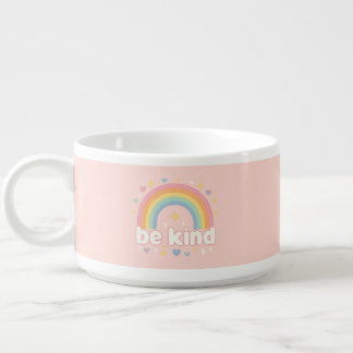 Be Kind – Rainbow Pastel Positivity Bowl