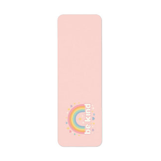 Be Kind – Rainbow Pastel Positivity Label