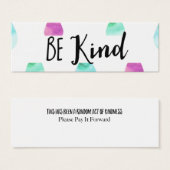 Be Kind Random Acts of Kindness Card (Front & Back)