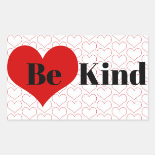Be Kind Rectangular Sticker