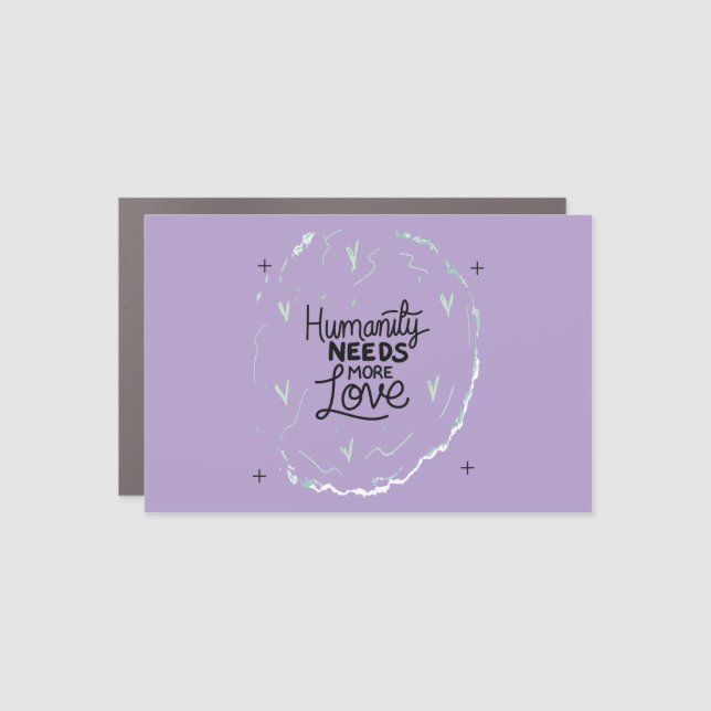 Be Kind Reminder Design  Car Magnet (Front)