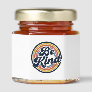 Be Kind Retro Rainbow Vintage Shirt Design_1 Honey Jar Favors