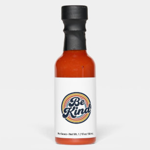 Be Kind Retro Rainbow Vintage Shirt Design_1 Hot Sauces