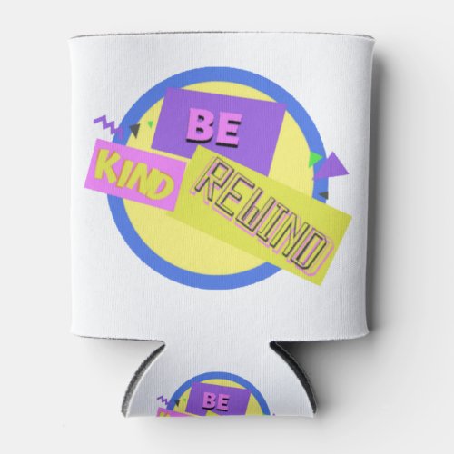 Be Kind Rewind logo design Can Cooler