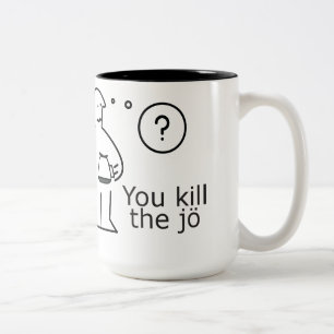 be kind, rewind Two-Tone coffee mug