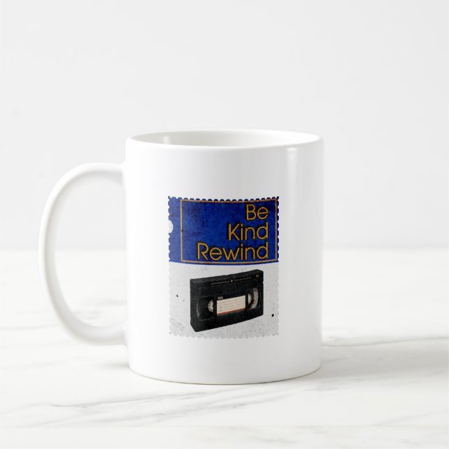 Be Kind Rewind VHS Retro Coffee Mug (Left)