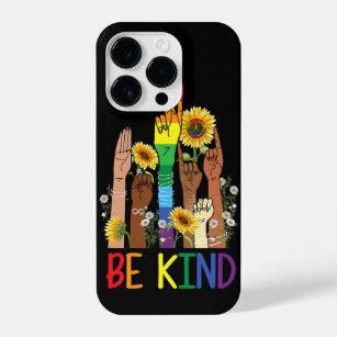 Be Kind Sign Language Hand Talking LGBT  iPhone 14 Pro Case