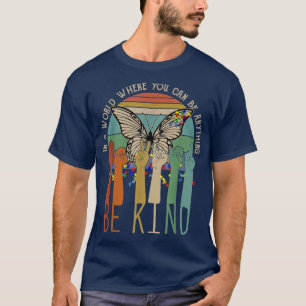 Be Kind Sign Language Hand Talking Teachers Autism T-Shirt