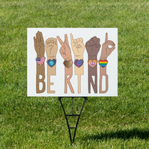Be Kind Sign Language - Kindness ASL - Kind Human