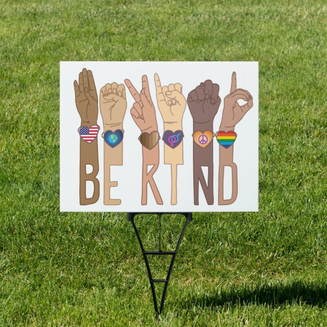 Be Kind Sign Language - Kindness ASL - Kind Human (Insitu)