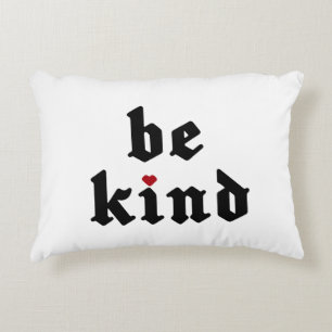 Be Kind – Simple Positive Message Accent Pillow