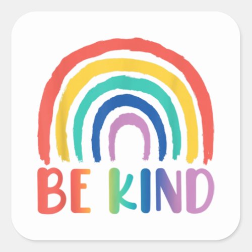 Be Kind Square Sticker