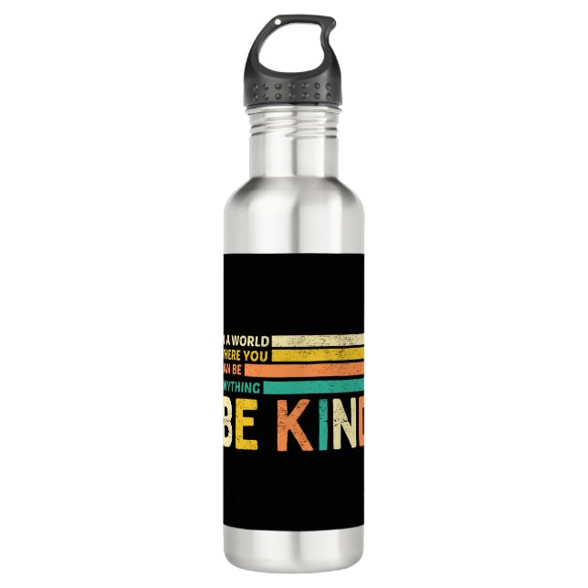 Be Kind Stainless Steel Water Bottle (Front)