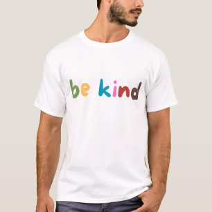 be kind stickers colorful stickers vintage sticker T-Shirt