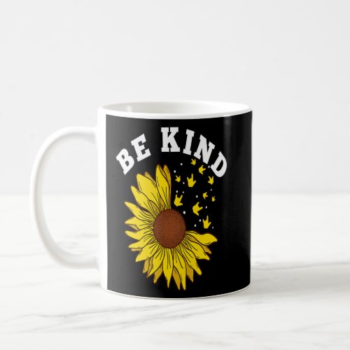 Be Kind Sunflower ASL Deaf  Coffee Mug