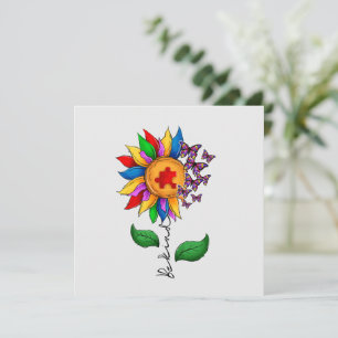Be Kind Sunflower- Autism Awareness