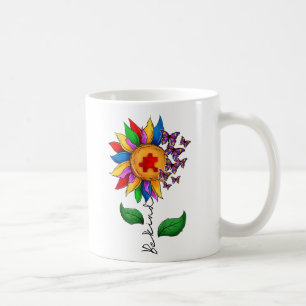 Be Kind Sunflower- Autism Awareness Coffee Mug