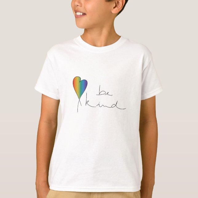 Be Kind Tee, Kindness, Love, Rainbow, T-shirt (Front)