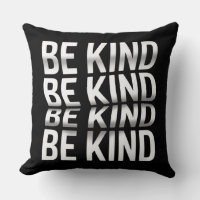 Be Kind Throw Pillow – Positive Affirmation