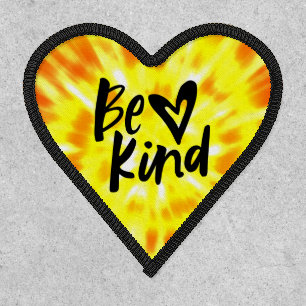 Be Kind Tie Dye Pattern Patch