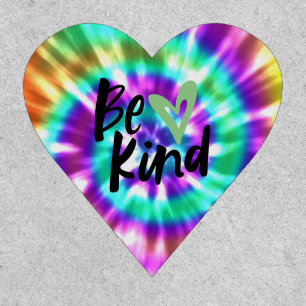 Be Kind Tie Dye Pattern Patch